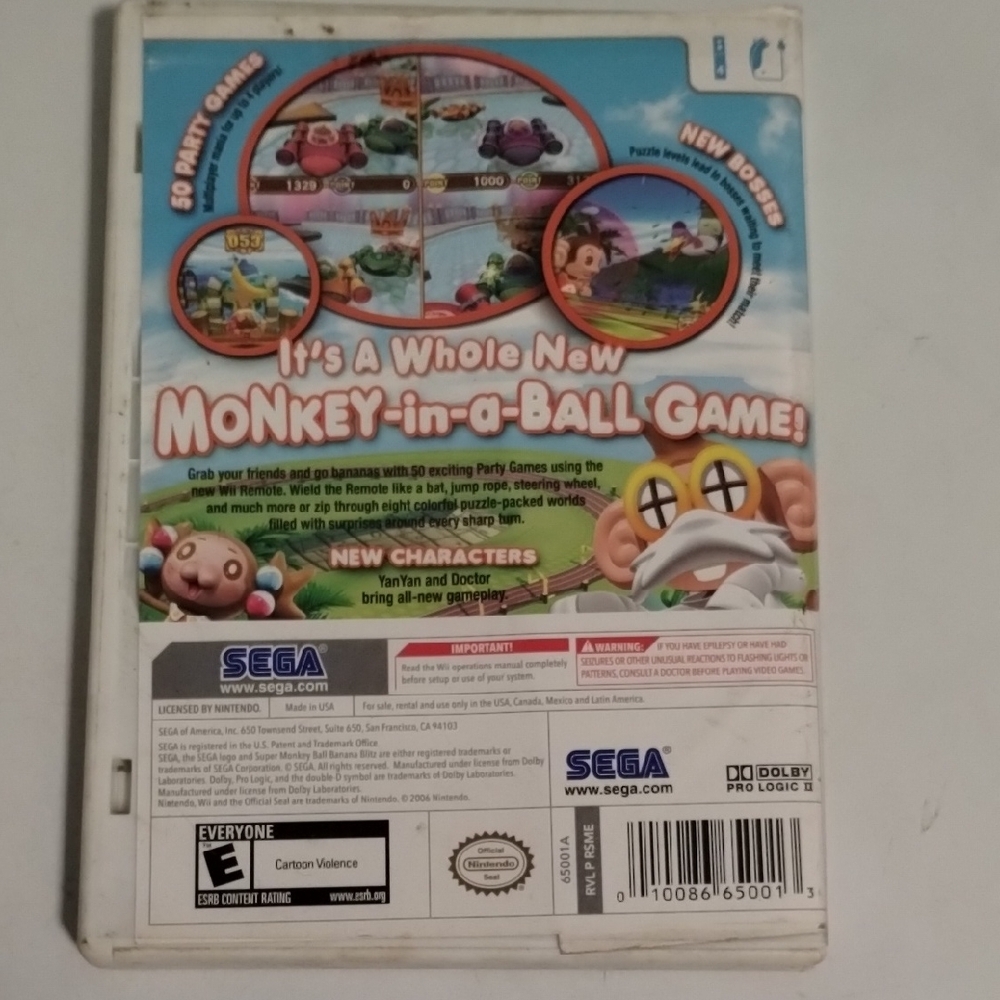 Super Monkey Ball Banana Blitz for Wii - Picture 2 of 3